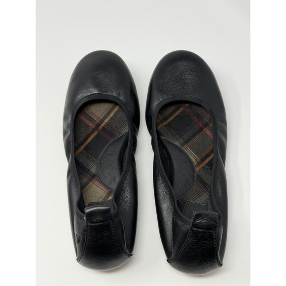 Born Womens Julianne Ballet Flats Black Sz 10 M Leather Casual EUC - Picture 1 of 8